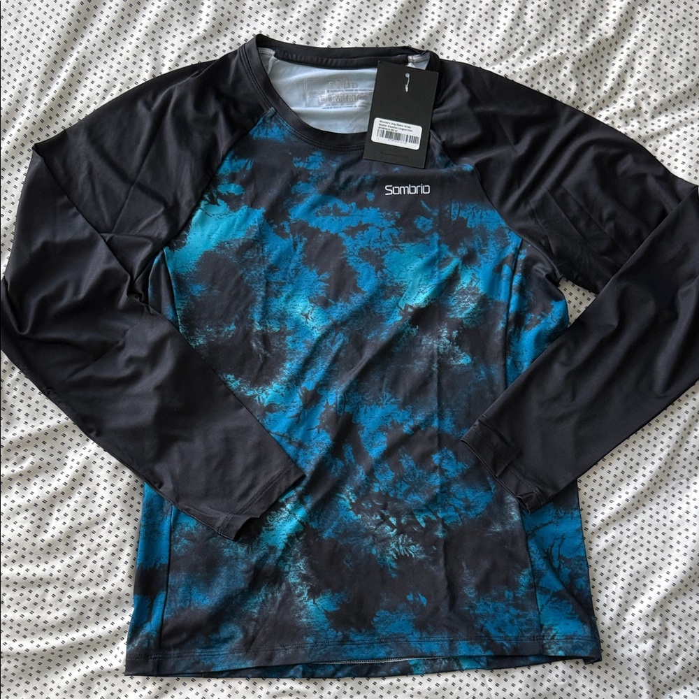 Sombrio Black and Blue Long Sleeve Shirt MTB